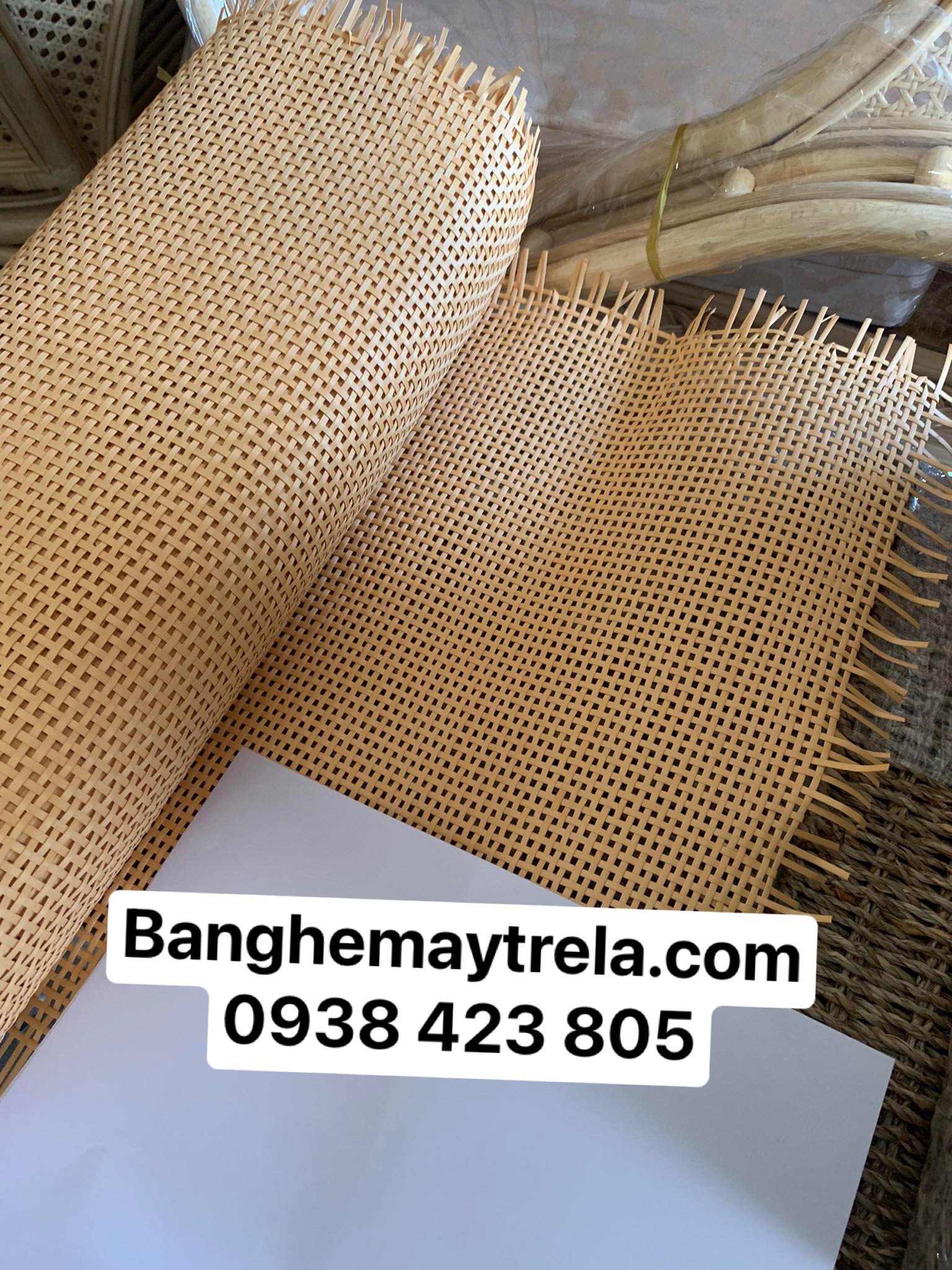 Lưới mây nhựa caro- Tấm mây đan nhựa ô vuông